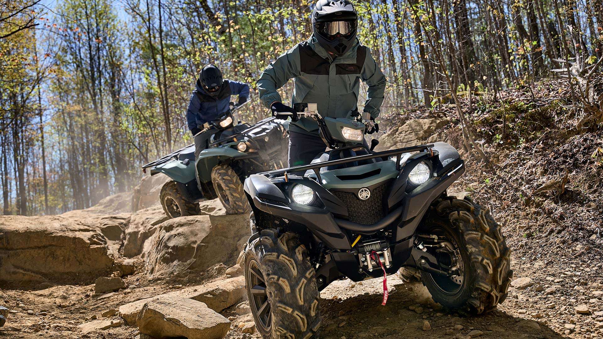 VTT Yamaha neuf 2025 en action sur terrain accidenté